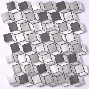 Cube Pattern 3D Placi de mozaic pentru decoratiuni interioare