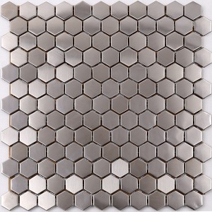 Placă de spălare din spătar din bucătărie din metal din oțel inoxidabil de înaltă calitate hexagon de înaltă calitate